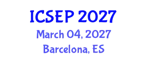 International Conference on Solar Energy and Photovoltaics (ICSEP) March 04, 2027 - Barcelona, Spain