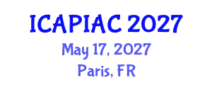 International Conference on Architecture, Place Identity, Arts and Culture (ICAPIAC) May 17, 2027 - Paris, France