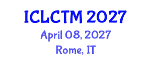 International Conference on Lab-on-a-Chip Technologies and Microfluidics (ICLCTM) April 08, 2027 - Rome, Italy