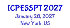 International Conference on Physical Education, Sport Science and Physical Therapy (ICPESSPT) January 28, 2027 - New York, United States