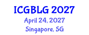 International Conference on Game-Based Learning and Gamification (ICGBLG) April 24, 2027 - Singapore, Singapore