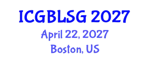 International Conference on Game-Based Learning and Serious Games (ICGBLSG) April 22, 2027 - Boston, United States