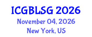 International Conference on Game-Based Learning and Serious Games (ICGBLSG) November 04, 2026 - New York, United States