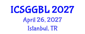 International Conference on Serious Games and Game-Based Learning (ICSGGBL) April 26, 2027 - Istanbul, Turkey