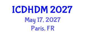 International Conference on Digital Healthcare and Disease Management (ICDHDM) May 17, 2027 - Paris, France