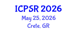 International Conference on Pharmaceutical Sciences and Research (ICPSR) May 25, 2026 - Crete, Greece