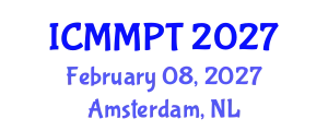 International Conference on Materials and Materials Processing Technologies (ICMMPT) February 08, 2027 - Amsterdam, Netherlands