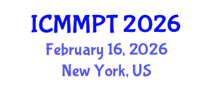 International Conference on Materials and Materials Processing Technologies (ICMMPT) February 16, 2026 - New York, United States