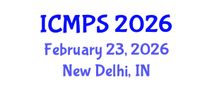 International Conference on Material Physics and Superconductivity (ICMPS) February 23, 2026 - New Delhi, India