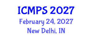 International Conference on Material Physics and Superconductivity (ICMPS) February 24, 2027 - New Delhi, India