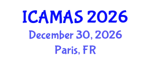 International Conference on Applied Mathematics and Algebraic Structures (ICAMAS) December 30, 2026 - Paris, France