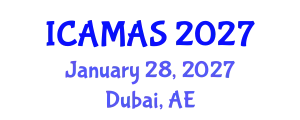 International Conference on Applied Mathematics and Algebraic Structures (ICAMAS) January 28, 2027 - Dubai, United Arab Emirates
