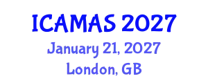 International Conference on Applied Mathematics and Algebraic Structures (ICAMAS) January 21, 2027 - London, United Kingdom