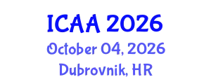 International Conference on Aeronautics and Aeroengineering (ICAA) October 04, 2026 - Dubrovnik, Croatia