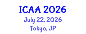 International Conference on Aeronautics and Aeroengineering (ICAA) July 22, 2026 - Tokyo, Japan