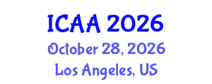 International Conference on Aeronautics and Aeroengineering (ICAA) October 28, 2026 - Los Angeles, United States