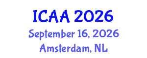 International Conference on Aeronautics and Aeroengineering (ICAA) September 16, 2026 - Amsterdam, Netherlands