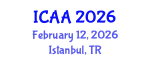 International Conference on Aeronautics and Aeroengineering (ICAA) February 12, 2026 - Istanbul, Turkey