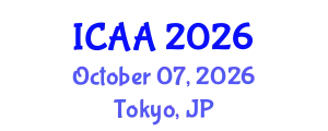 International Conference on Aeronautics and Aeroengineering (ICAA) October 07, 2026 - Tokyo, Japan