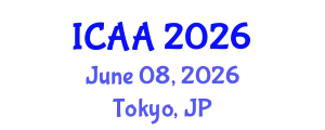 International Conference on Aeronautics and Aeroengineering (ICAA) June 08, 2026 - Tokyo, Japan