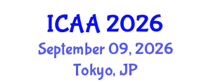 International Conference on Aeronautics and Aeroengineering (ICAA) September 09, 2026 - Tokyo, Japan