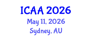 International Conference on Aeronautics and Aeroengineering (ICAA) May 11, 2026 - Sydney, Australia