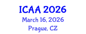International Conference on Aeronautics and Aeroengineering (ICAA) March 16, 2026 - Prague, Czechia