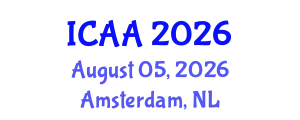 International Conference on Aeronautics and Aeroengineering (ICAA) August 05, 2026 - Amsterdam, Netherlands