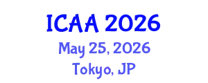 International Conference on Aeronautics and Aeroengineering (ICAA) May 25, 2026 - Tokyo, Japan