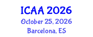 International Conference on Aeronautics and Aeroengineering (ICAA) October 25, 2026 - Barcelona, Spain