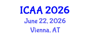 International Conference on Aeronautics and Aeroengineering (ICAA) June 22, 2026 - Vienna, Austria