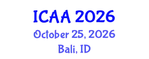 International Conference on Aeronautics and Aeroengineering (ICAA) October 25, 2026 - Bali, Indonesia