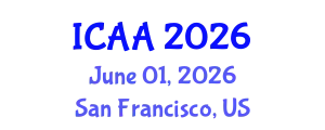 International Conference on Aeronautics and Aeroengineering (ICAA) June 01, 2026 - San Francisco, United States