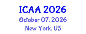 International Conference on Aeronautics and Aeroengineering (ICAA) October 07, 2026 - New York, United States