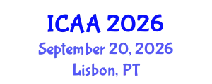International Conference on Aeronautics and Aeroengineering (ICAA) September 20, 2026 - Lisbon, Portugal