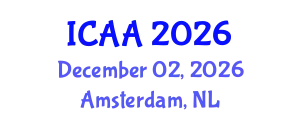International Conference on Aeronautics and Aeroengineering (ICAA) December 02, 2026 - Amsterdam, Netherlands