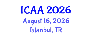 International Conference on Aeronautics and Aeroengineering (ICAA) August 16, 2026 - Istanbul, Turkey