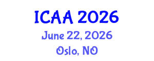 International Conference on Aeronautics and Aeroengineering (ICAA) June 22, 2026 - Oslo, Norway