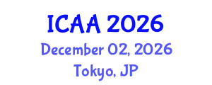 International Conference on Aeronautics and Aeroengineering (ICAA) December 02, 2026 - Tokyo, Japan