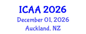 International Conference on Aeronautics and Aeroengineering (ICAA) December 01, 2026 - Auckland, New Zealand