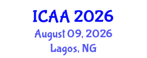 International Conference on Aeronautics and Aeroengineering (ICAA) August 09, 2026 - Lagos, Nigeria