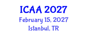 International Conference on Aeronautics and Aeroengineering (ICAA) February 15, 2027 - Istanbul, Turkey