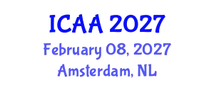 International Conference on Aeronautics and Aeroengineering (ICAA) February 08, 2027 - Amsterdam, Netherlands