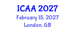 International Conference on Aeronautics and Aeroengineering (ICAA) February 15, 2027 - London, United Kingdom