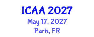 International Conference on Aeronautics and Aeroengineering (ICAA) May 17, 2027 - Paris, France