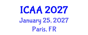 International Conference on Aeronautics and Aeroengineering (ICAA) January 25, 2027 - Paris, France
