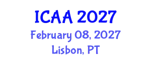 International Conference on Aeronautics and Aeroengineering (ICAA) February 08, 2027 - Lisbon, Portugal