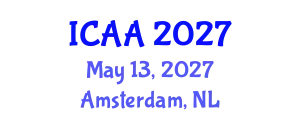 International Conference on Aeronautics and Aeroengineering (ICAA) May 13, 2027 - Amsterdam, Netherlands