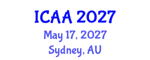 International Conference on Aeronautics and Aeroengineering (ICAA) May 17, 2027 - Sydney, Australia