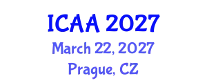 International Conference on Aeronautics and Aeroengineering (ICAA) March 22, 2027 - Prague, Czechia